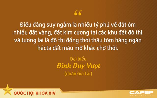  Phát ngôn làm nóng nghị trường: Nhiều tỷ phú ôm đất vàng, đất kim cương để chờ thời!  - Ảnh 5.