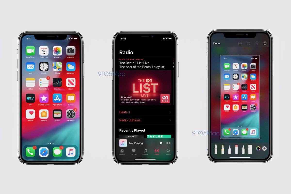 Lộ Ảnh Mới Nhất Về Ios 13: Iphone Sẽ Có Giao Diện Tối Dark Mode, Đổi Mới  Thiết Kế Nhiều Ứng Dụng