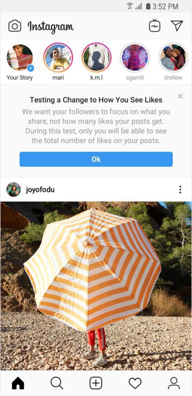 Instagram bắt đầu triển khai tính năng ẩn lượt like trong bài đăng - Ảnh 1.
