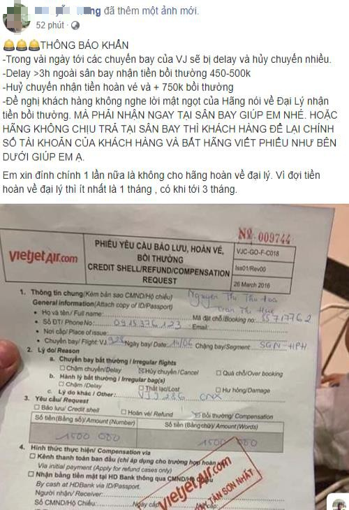 Vietjet Air đồng loạt delay, hủy chuyến: Có khách hàng phải đợi hơn 10 tiếng đồng hồ, cuối cùng bất ngờ bị hủy - Ảnh 3.