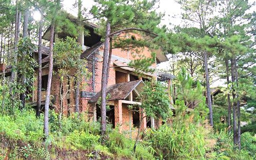 Hàng chục biệt thự nghỉ dưỡng trên đồi thông Đà Lạt bị bỏ hoang nhiều năm, xuống cấp nghiêm trọng - Ảnh 6.
