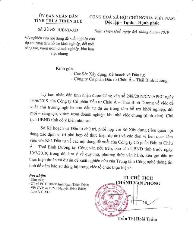  Huế sắp có thêm Trung tâm đổi mới khởi nghiệp sáng tạo - Ảnh 1.