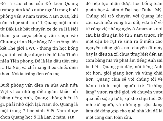 Hành trình từ rẫy cà phê Đắk Lắk tới Amazon - công ty lớn nhất thế giới của chàng trai trẻ: “Thà để mọi người nghĩ mình ngu 5 phút còn hơn là mình ngu ngốc thật! - Ảnh 1.