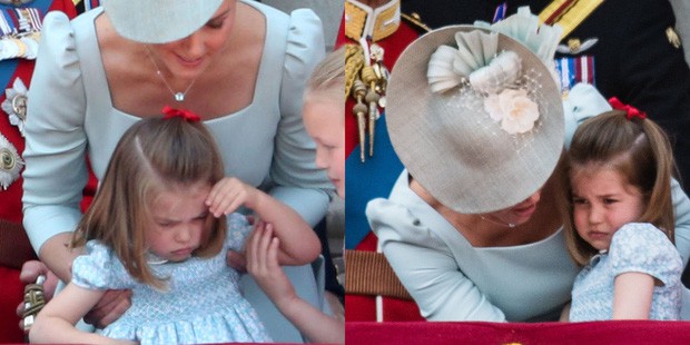 Công chúa Charlotte lè lưỡi trêu ngươi đám đông, cách Kate Middleton xử trí khiến nhiều người thán phục - Ảnh 4.