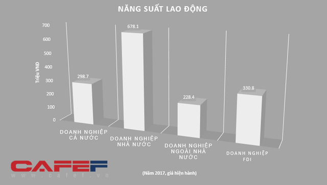 Điều kỳ lạ về năng suất lao động Việt Nam: Khu vực Nhà nước đứng đầu, tiếp đến là FDI, còn tư nhân là bét bảng  - Ảnh 1.