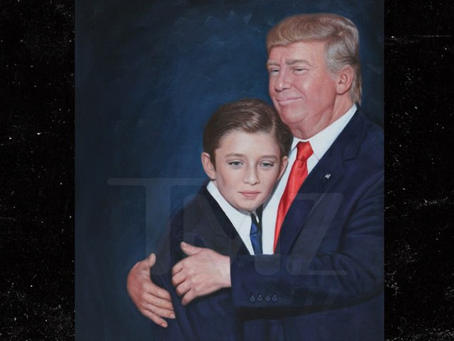 Donald Trump và tình yêu làm cha ở tuổi 60 dành cho cậu con trai út - Ảnh 1.