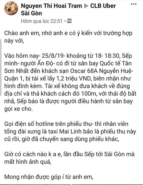 Phẫn nộ: Du khách đi từ sân bay Tân Sơn Nhất về Nguyễn Huệ, bị chém 1,2 triệu đồng - Ảnh 1.