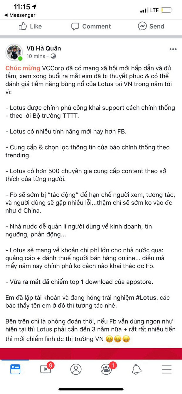 Dân tình hào hứng sau đêm ra mắt MXH Lotus: “Có thêm mạng xã hội nữa cũng tốt, có thêm nền tảng cho content sạch cũng tốt” - Ảnh 5.