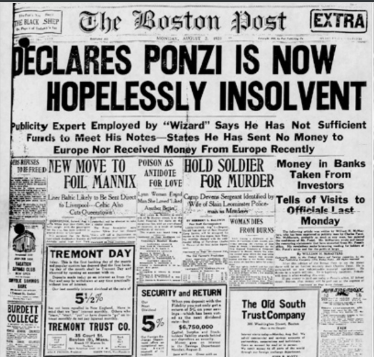 Chales Ponzi: Ông tổ lừa đảo, phát minh ra mô hình đầu tư siêu lợi nhuận - bóng ma đeo bám ngành đầu cơ thế giới - Ảnh 3.