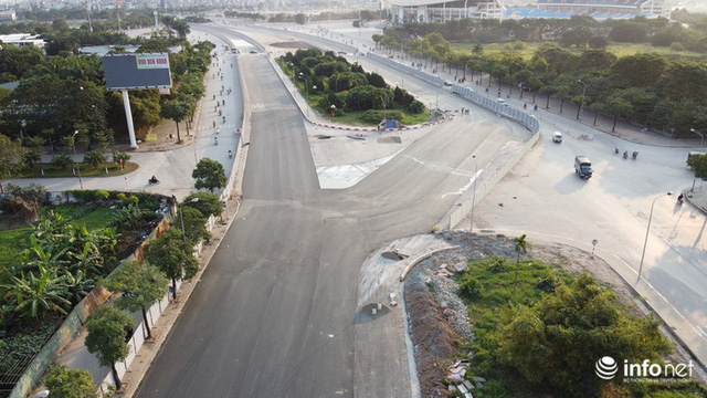  Toàn cảnh đường đua F1 tại Hà Nội từ trên cao, đang trong quá trình hoàn thiện  - Ảnh 4.