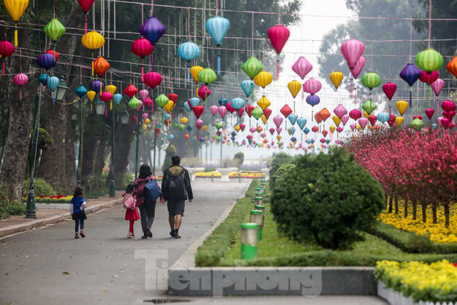  Đường phố Hà Nội trang hoàng đón Tết Canh Tý 2020  - Ảnh 4.