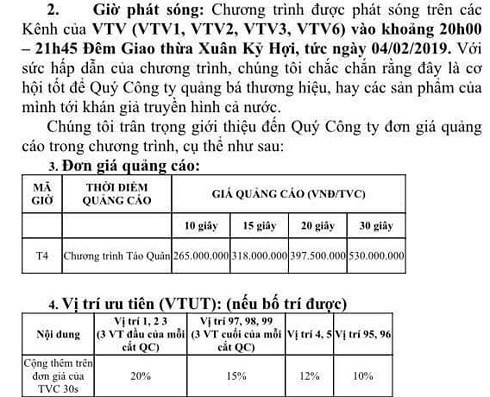 Hé lộ giá quảng cáo khủng của chương trình thay thế Táo quân  - Ảnh 2.