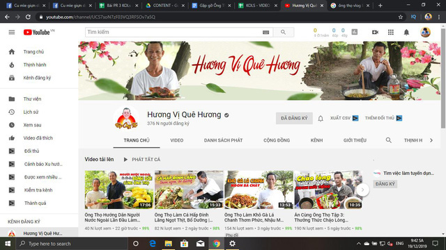  Gặp gỡ Ông Thọ, vlogger thổi hồn cho hàng trăm món ngon trên Youtube - Ảnh 1.