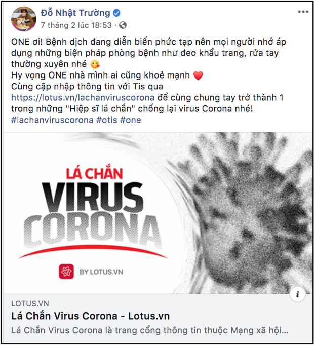 Sao Vbiz cùng đông đảo KOLs đồng loạt hưởng ứng chiến dịch “Lá chắn virus corona”: Bảo vệ mình và xã hội đang là việc làm cấp thiết - Ảnh 10.