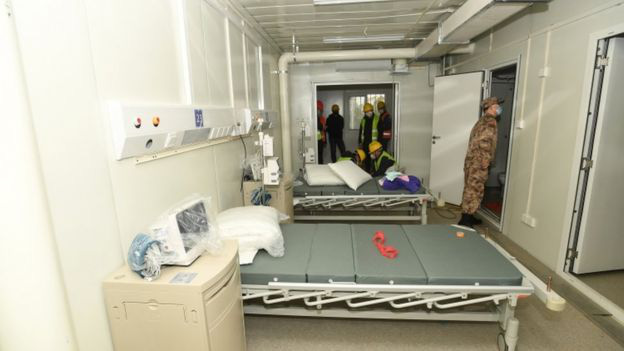 Bên trong Hỏa Thần Sơn - bệnh viện 1.000 giường được xây dựng trong 8 ngày ở Vũ Hán - Ảnh 5.