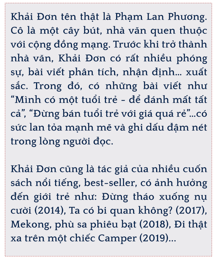 Nhà văn Khải Đơn: “Burn-out là trạng thái là cứ sau một khoảng thời ...