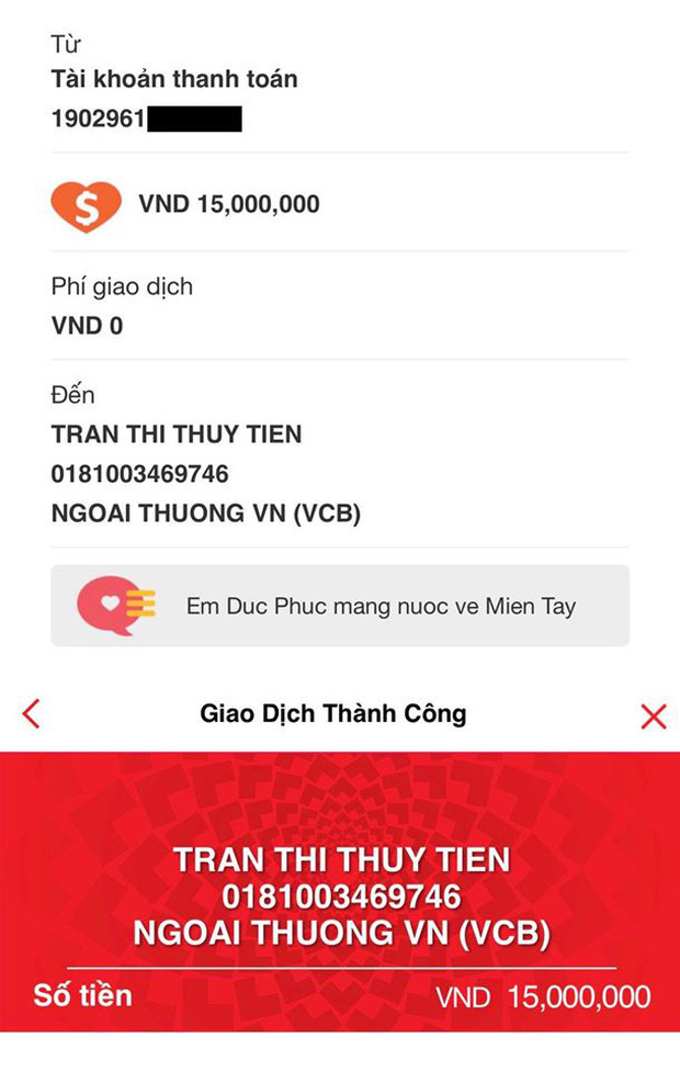 Sau 39 giờ kêu gọi, Thuỷ Tiên thông báo nhận được số tiền khủng hơn 6 tỷ đồng hỗ trợ bà con miền Tây vượt qua hạn mặn - Ảnh 4. Sau 39 giờ kêu gọi, Thuỷ Tiên thông báo nhận được số tiền khủng hơn 6 tỷ đồng hỗ trợ bà con miền Tây vượt qua hạn mặn - Ảnh 4.