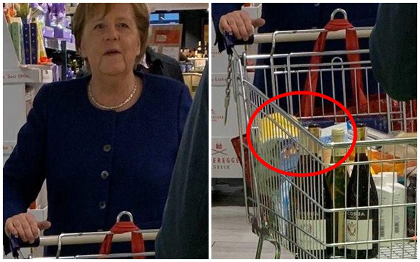 Thủ tướng Đức giản dị đứng xếp hàng đi siêu thị giữa dịch Covid-19, lại còn chỉ mua đúng số lượng hàng hóa cho phép khiến ai cũng ngưỡng mộ - Ảnh 1.