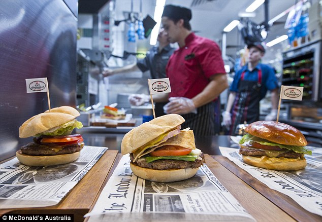 The Create Your Taste gourmet burgers  will be rolled out in all restaurants over the next six to nine months