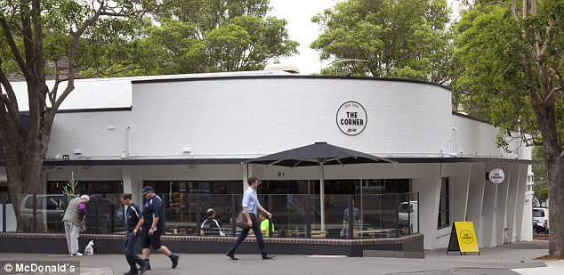 Pictured is the new The Corner cafe, on Missenden Road in Camperdown in Sydneys inner west