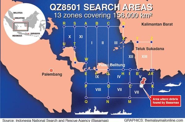 Vớt hơn 40 thi thể ở khu vực tìm kiếm QZ8501