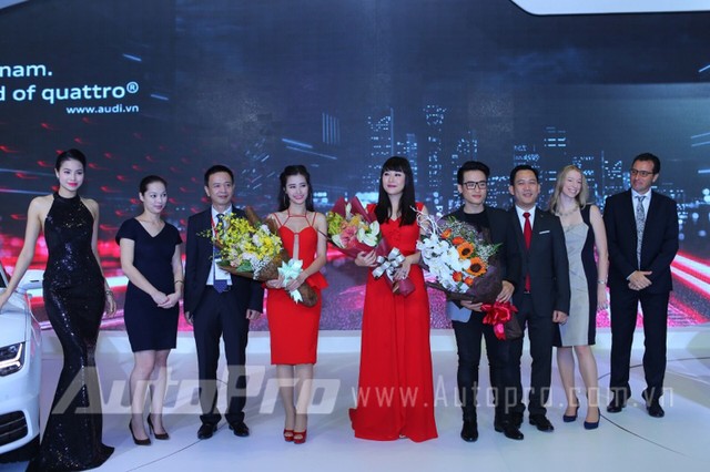 Audi giới thiệu các đại sứ thương hiệu mới của mình là Đông Nhi, Hà Anh Tuấn và Ngô Phương Lan