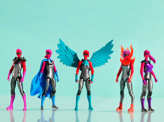 Bộ mô hình Iamelemental gồm 7 nữ siêu anh hùng có giá tham khảo 65 USD