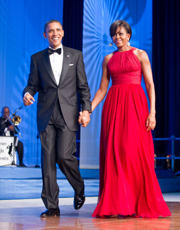 Michelle Obama thường mặc trang phục của thương hiệu Michael Kors trong những dịp quan trọng.