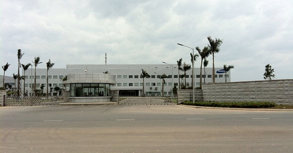 Nhà máy Samsung Thái Nguyên đặt tại KCN Yên Bình, huyện Phổ Yên, Thái Nguyên