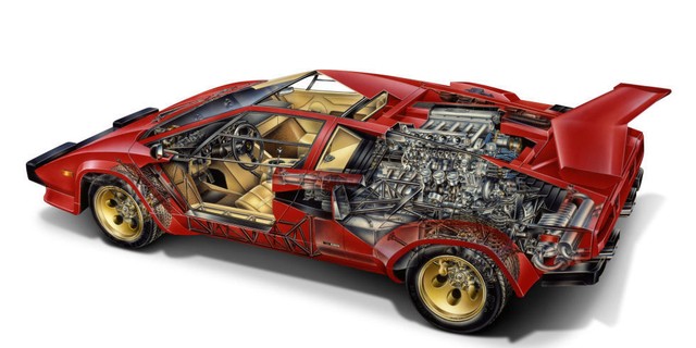 Siêu xe Lamborghini Aventador S được vẽ sơn vỏ hoàn toàn thủ công