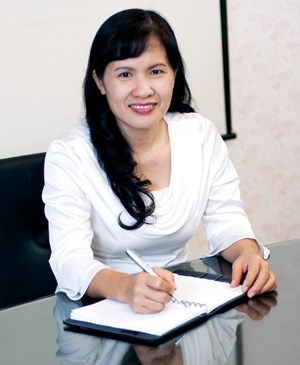 Bà Ngô Thị Ái Linh, Giám đốc Kỹ thuật Kova Group (con gái PGS-TS. Nguyễn Thị Hòe)