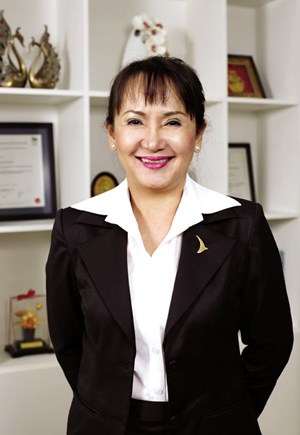 Bà Huỳnh Bích Ngọc, Phó chủ tịch Tập đoàn Thành Thành Công (TTC) doanhnhansaigon