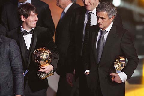 Mourinho tin rằng Ronaldo và Messi (trái) không xứng đáng lọt vào Top 100 người ảnh hưởng nhất thế giới