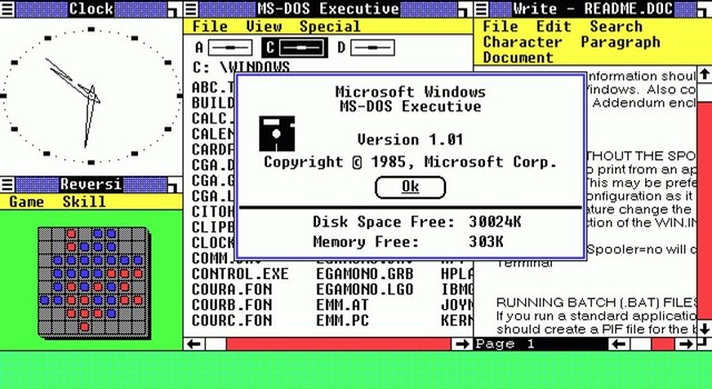 Hệ điều hành Windows 1.0.