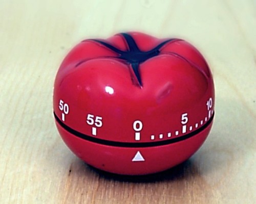 Chiếc đồng hồ quả cà chua Pomodoro của Francesco Cirillo.