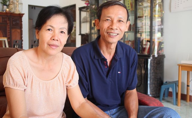 
Bố mẹ của Mỹ Linh và Thanh Phong.
