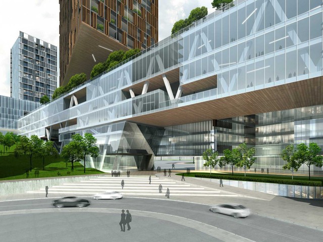 BEST IN HEALTH (FUTURE PROJECT): The Extension of The Peoples Hospital of Futian by Leigh & Orange, Shenzhen, China