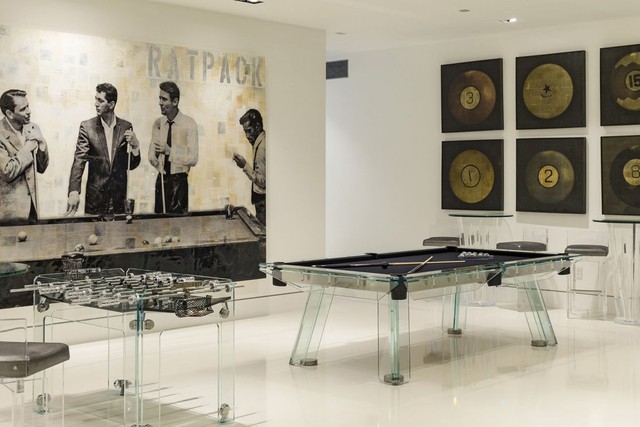 Its a haven for game lovers, with a pool table and foosball.