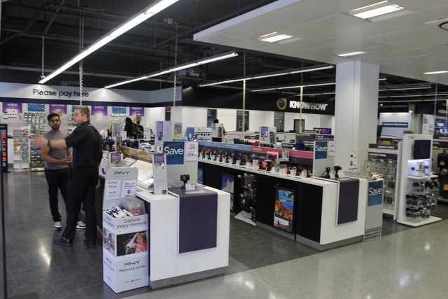 Once inside, look left, and it&apos;s just the ordinary Currys PC World shop floor...
