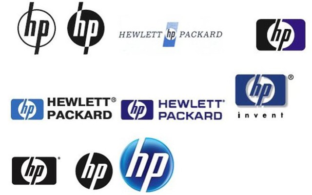Hãng máy tính Hewlett Packard (HP) đã sử dụng nhiều logo kể từ khi thành lập vào năm 1939. Tuy vậy, có vẻ như hãng đã hài lòng với logo đơn giản hiện nay.