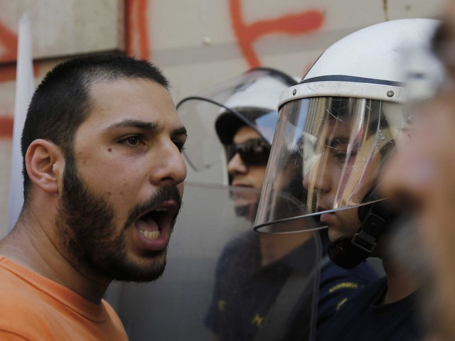 Greece protests referendum