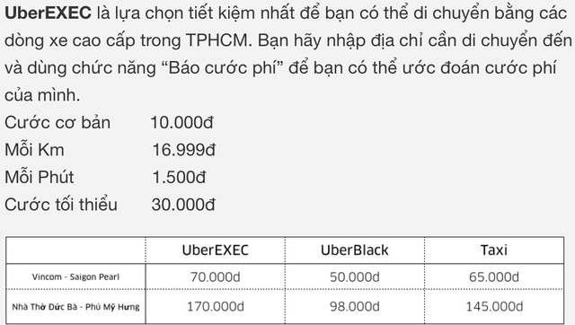 Nguồn: Uber Việt Nam