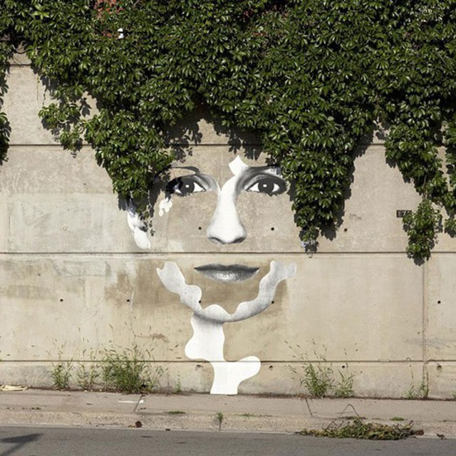 funny-street-art-wall-art-wall-bush