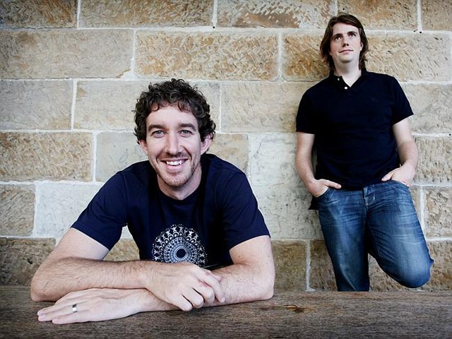 Atlassian sáng lập Scott Farquhar và Mike Cannon-Brooker.