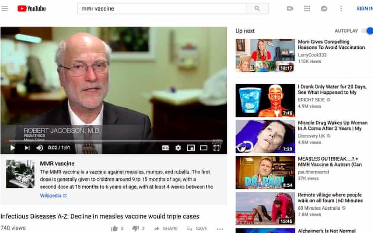 YouTube chặn mọi nội dung anti vắc xin