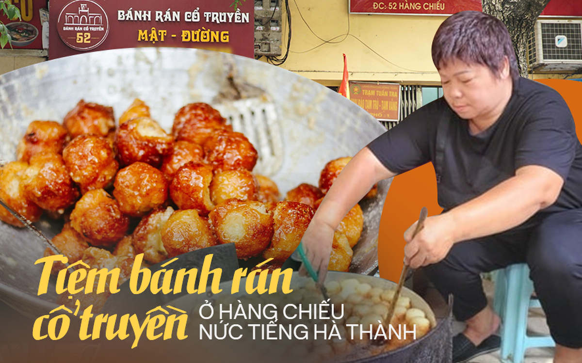 Hà Nội có một tiệm bánh rán bi 30 năm, ngày bán 10.000 chiếc, chủ quán ...