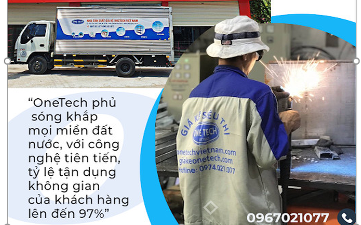 Giá kệ Onetech - Đơn vị sản xuất giá kệ hàng đầu Việt Nam