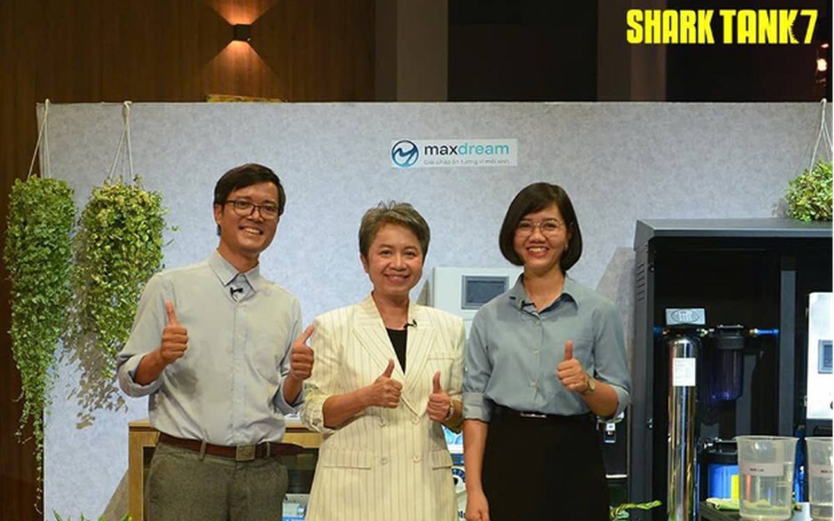 Maxdream CDI chinh phục Shark Tank nhờ máy lọc tổng đầu nguồn công nghệ ...