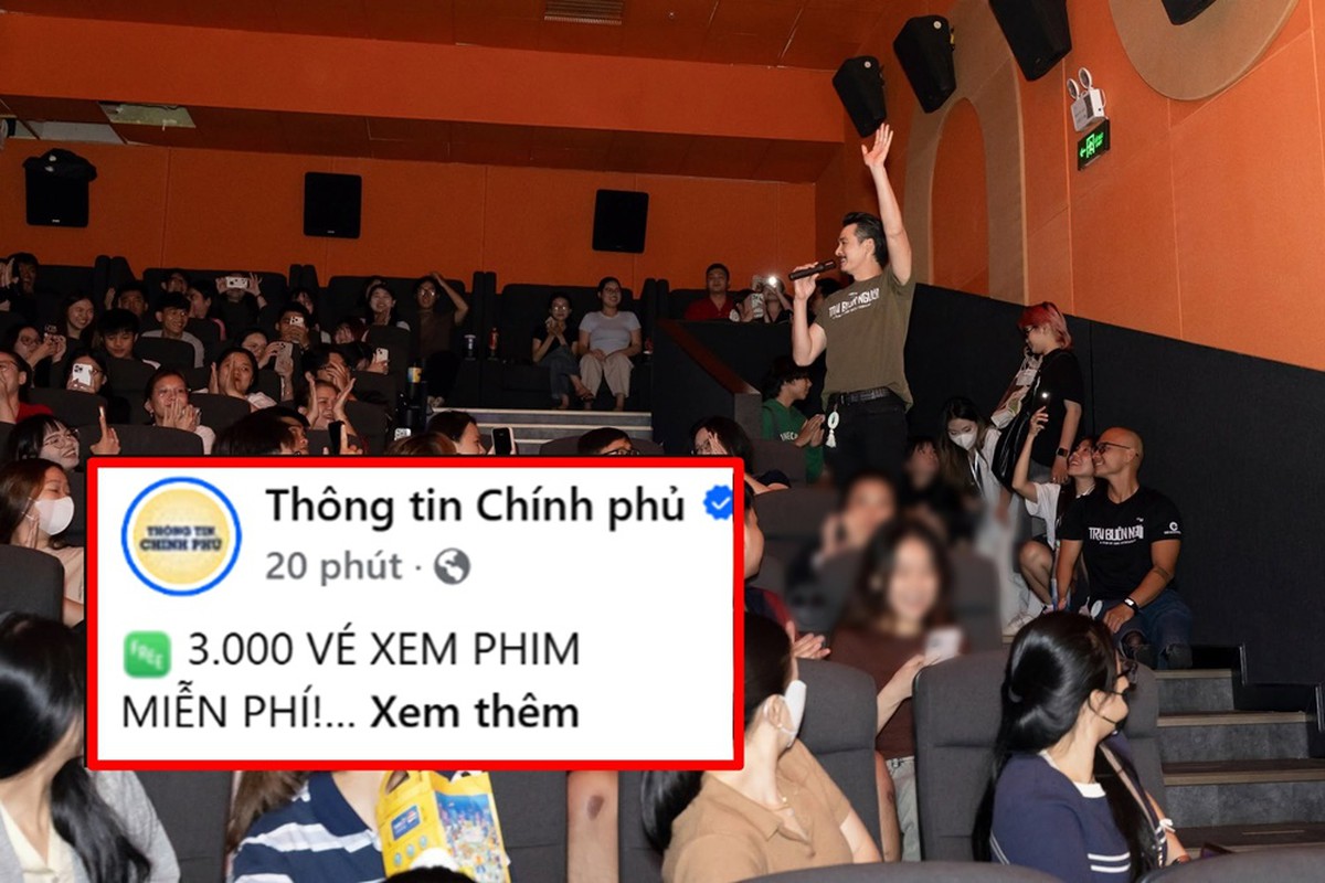 Thông tin Chính phủ tặng 3.000 vé xem phim Việt hot nhất hiện tại, đã quá Tổ quốc ơi!