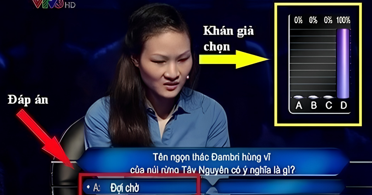Câu hỏi 100% khán giả Ai Là Triệu Phú đều trả lời sai